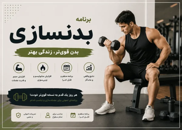 برنامه تمرینی بدنسازی ویتامین فیت